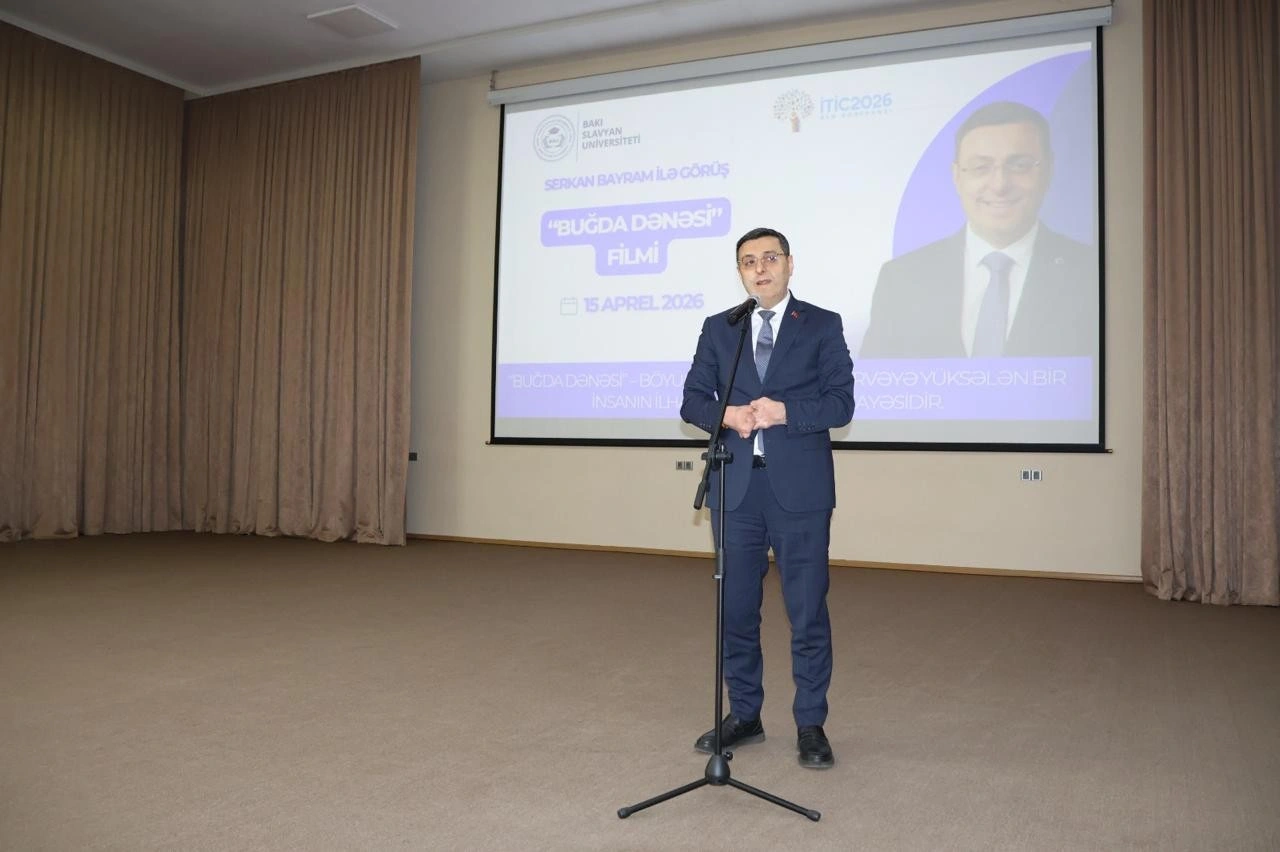 BSU-da Birləşmiş Millətlər Təşkilatının sülh elçisi ilə görüş keçirildi - FOTOLAR