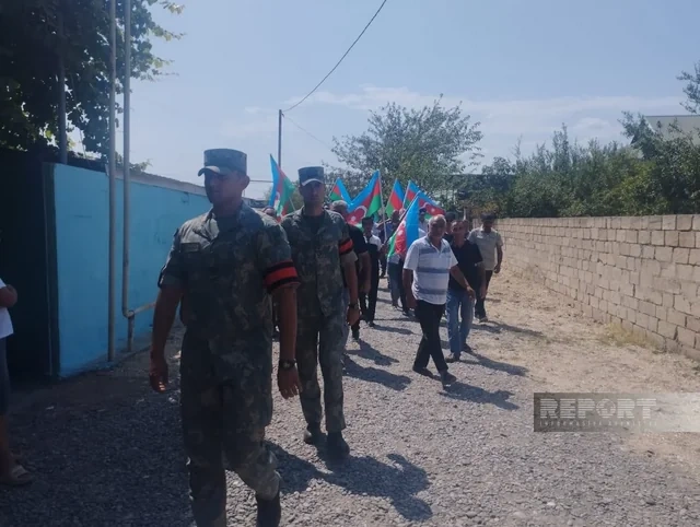Neftçalada Birinci Qarabağ müharibəsinin itkin-şəhidi Sərdar İsmayılov dəfn edilib - FOTO