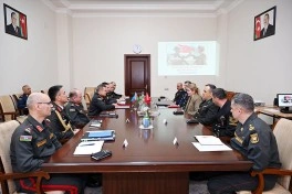Azərbaycan və Türkiyə hərbçiləri kütləvi qırğın silahlarından mühafizə üzrə görüş keçiriblər - FOTO