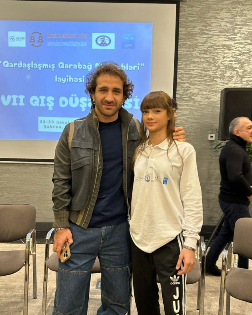 Olimpiya çempionları şəhid övladları ilə görüşüb!