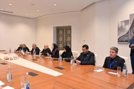 Milli Məclisin sədri Qalibafla görüşüb, regiondakı proseslər müzakirə olunub - FOTO