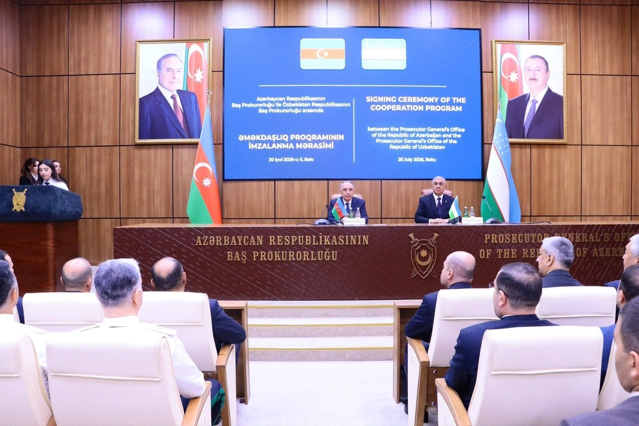Azərbaycan və Özbəkistan Baş prokurorluqları arasında əməkdaşlıq proqramı imzalandı - FOTO