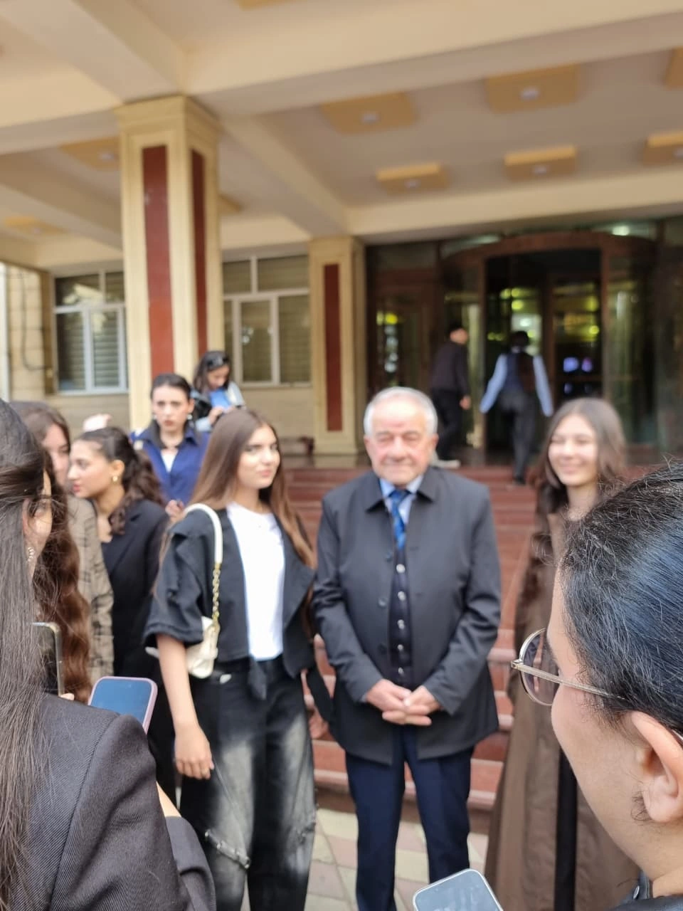Seyran Səxavət Bakı Dövlət Universitetində tələbələrlə görüşüb - FOTOLAR
