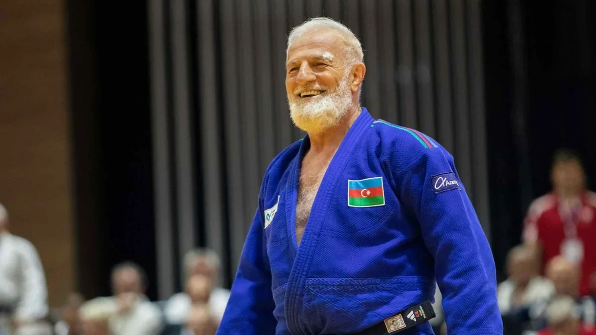 Veteran cüdoçu Fərhad Rəcəbli 12-ci dəfə Avropa çempionu oldu