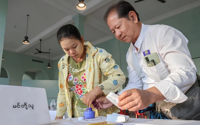 Myanmadа ümumi seçkilərin son turu keçirilir