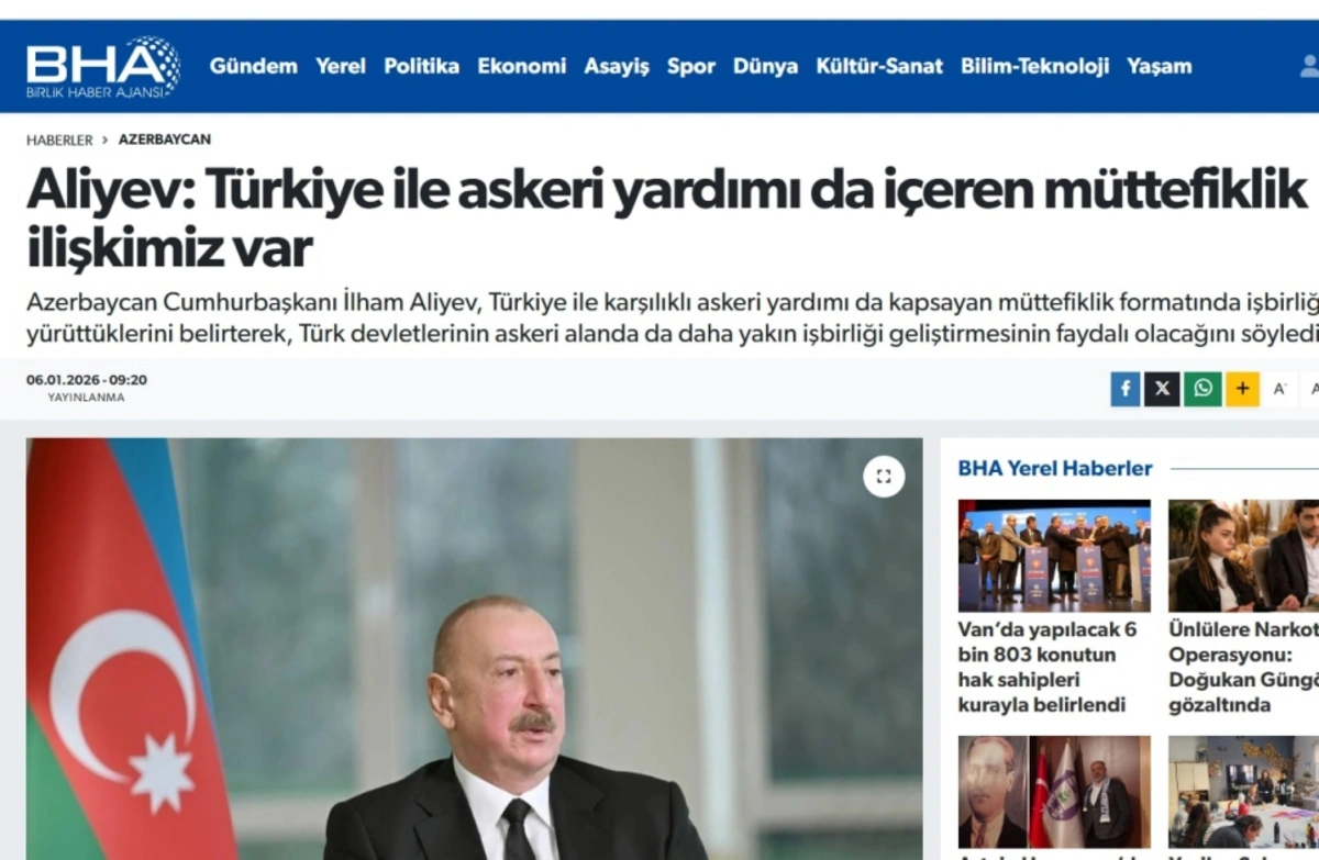 Prezident İlham Əliyevin yerli televiziya kanallarına müsahibəsi dünya mediasının diqqət mərkəzindədir - FOTO