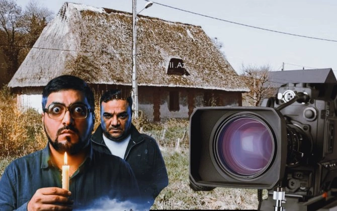 Azərbaycanda qeyri-adi hadisə - film çəkilişindən sonra evi ruhlar basdı -FOTO