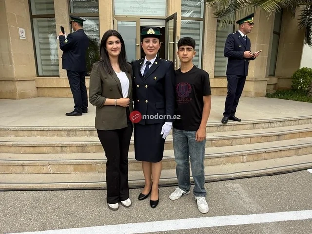 Şəhid xanımına leytenant rütbəsi təqdim olundu - FOTO