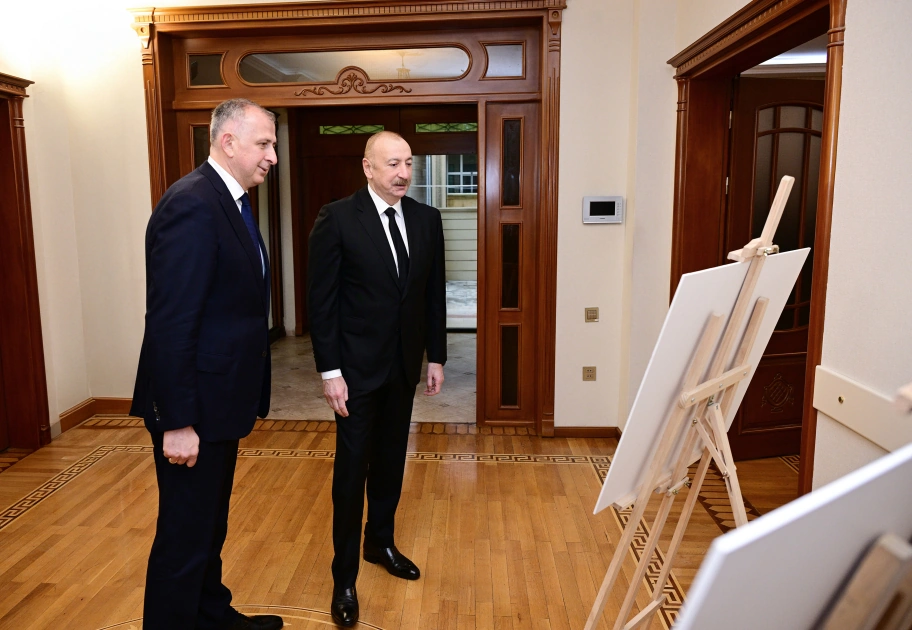 İlham Əliyev Gürcüstanın Azərbaycandakı səfirliyində olub, başsağlığı verib - FOTO