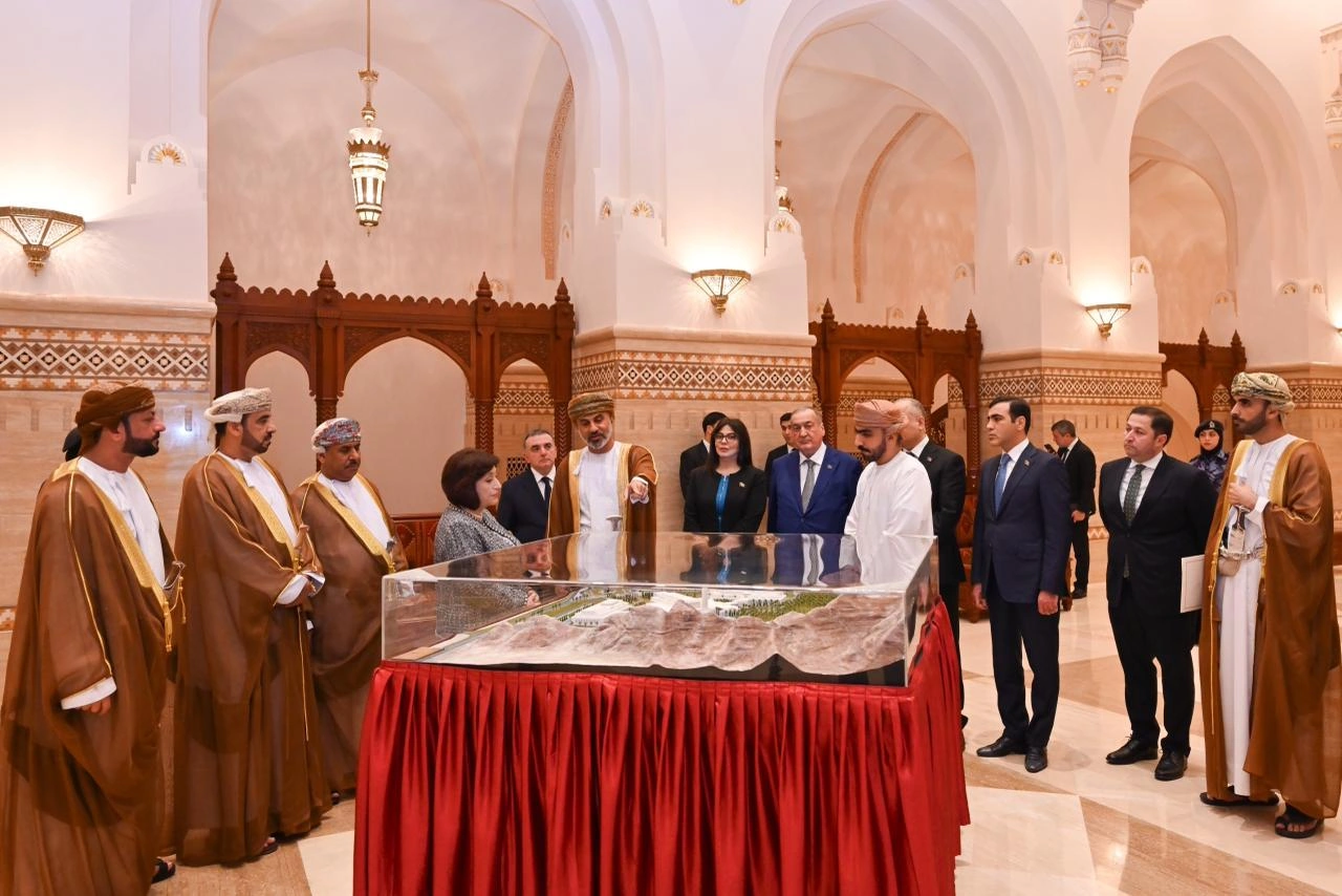 Sahibə Qafarova Oman Şura Məclisinin sədri ilə görüşüb - FOTO