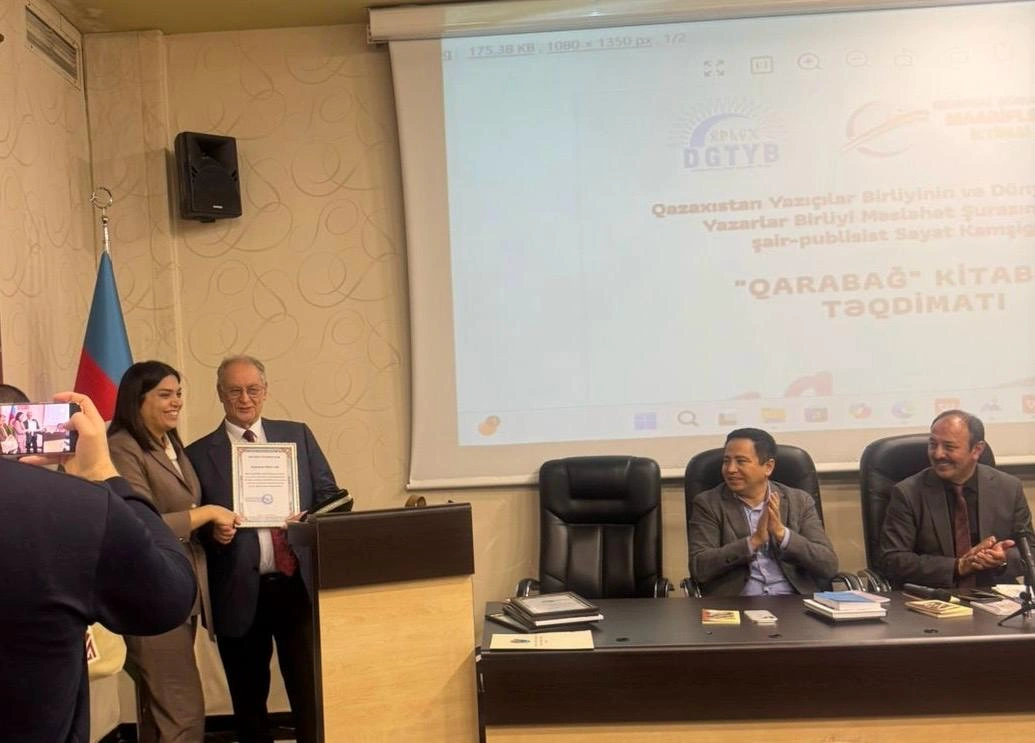 Bakıda qazax şairinin “Qarabağ” kitabının təqdimatı keçirilib - FOTOLAR