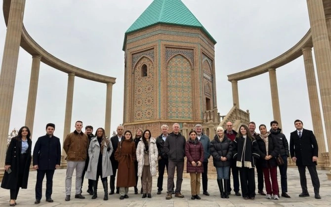 Britaniyanın Azərbaycan üzrə ticarət elçisi Naxçıvanda səfərdədir - FOTO