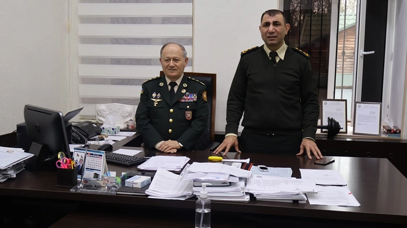 Polkovnik Cəlil Xəlilov Qubada veteranlarla görüşüb