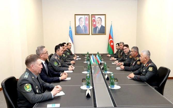 Azərbaycan və Özbəkistan Müdafiə nazirlikləri arasında "İkitərəfli Hərbi Əməkdaşlıq" planı imzalanıb