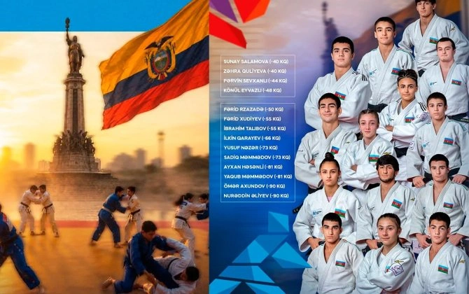 Azərbaycanı Ekvadorda keçirilən dünya çempionatında 14 cüdoçu təmsil edəcək - FOTO