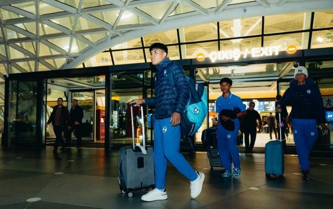 FIFA U-15 Dünya Çempionatı və Festivalının ilk iştirakçısı Azərbaycana gəlib - FOTO