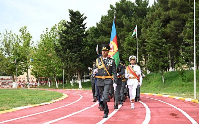 Heydər Əliyev adına Hərbi İnstitutda növbəti buraxılış mərasimi keçirildi - FOTO/VİDEO