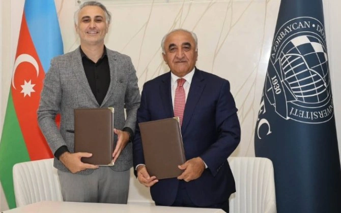 UNEC ilə Liv Bona Dea Hospital arasında memorandum imzalanıb - FOTO