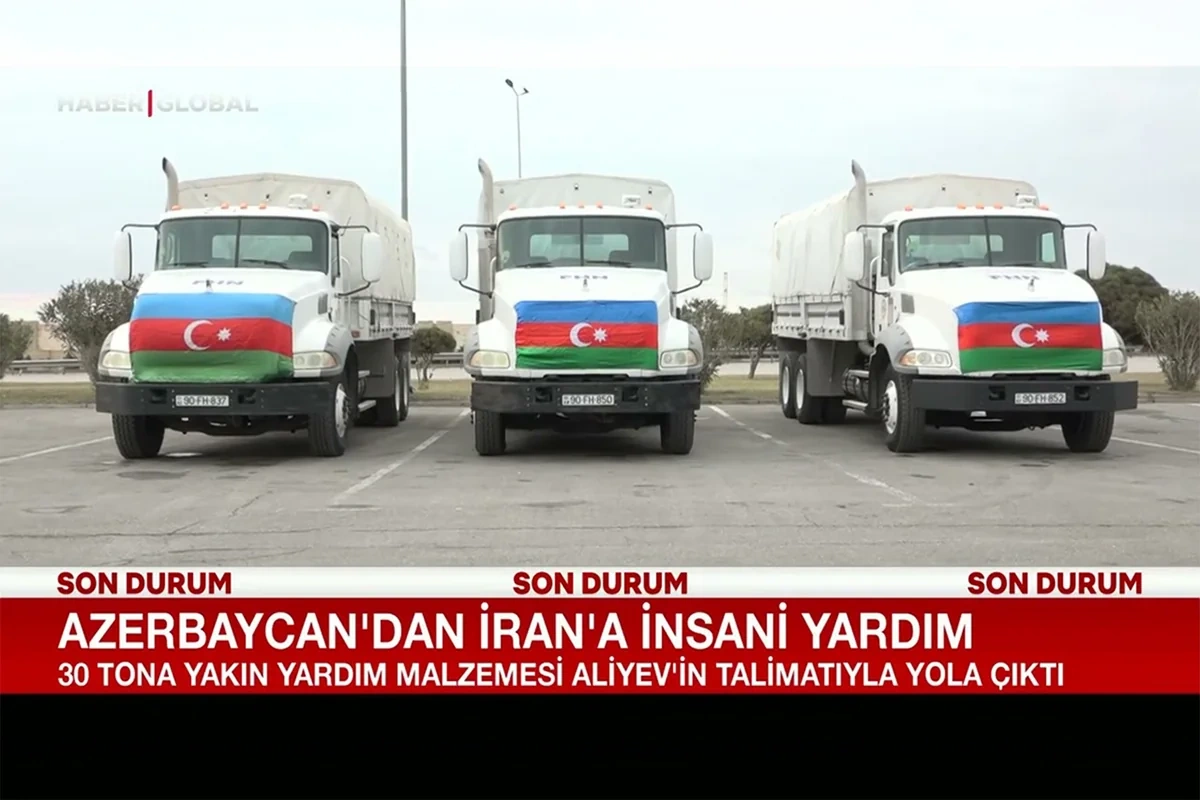 "Haber Global" Azərbaycandan İrana göndərilən humanitar yardımla bağlı videosüjet hazırlayıb - VİDEO