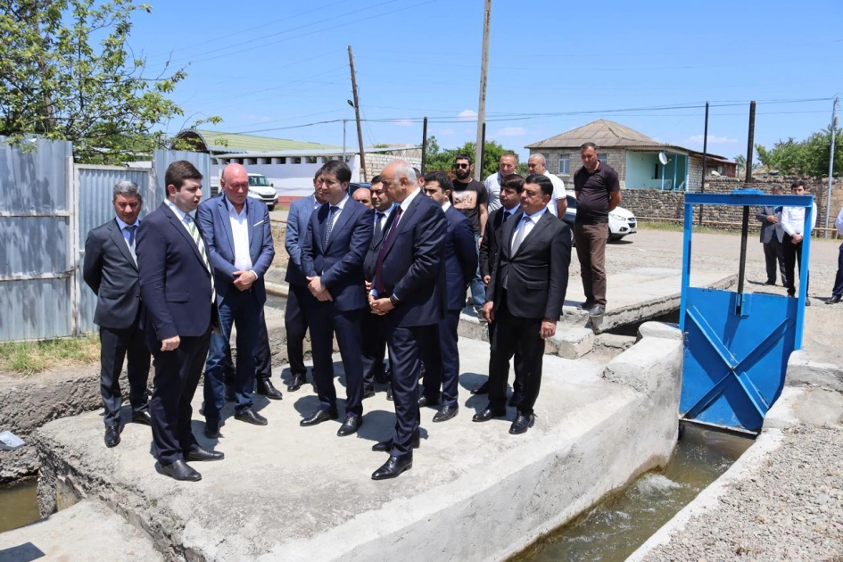 Azərbaycanda ilk qabaqcıl su idarəetmə sistemi istifadəyə verildi - FOTO