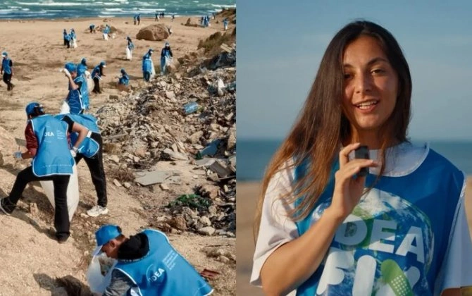 Leyla Əliyevanın təşəbbüsü ilə Bilgəhdə sahilyanı təmizlik aksiyası keçirilib