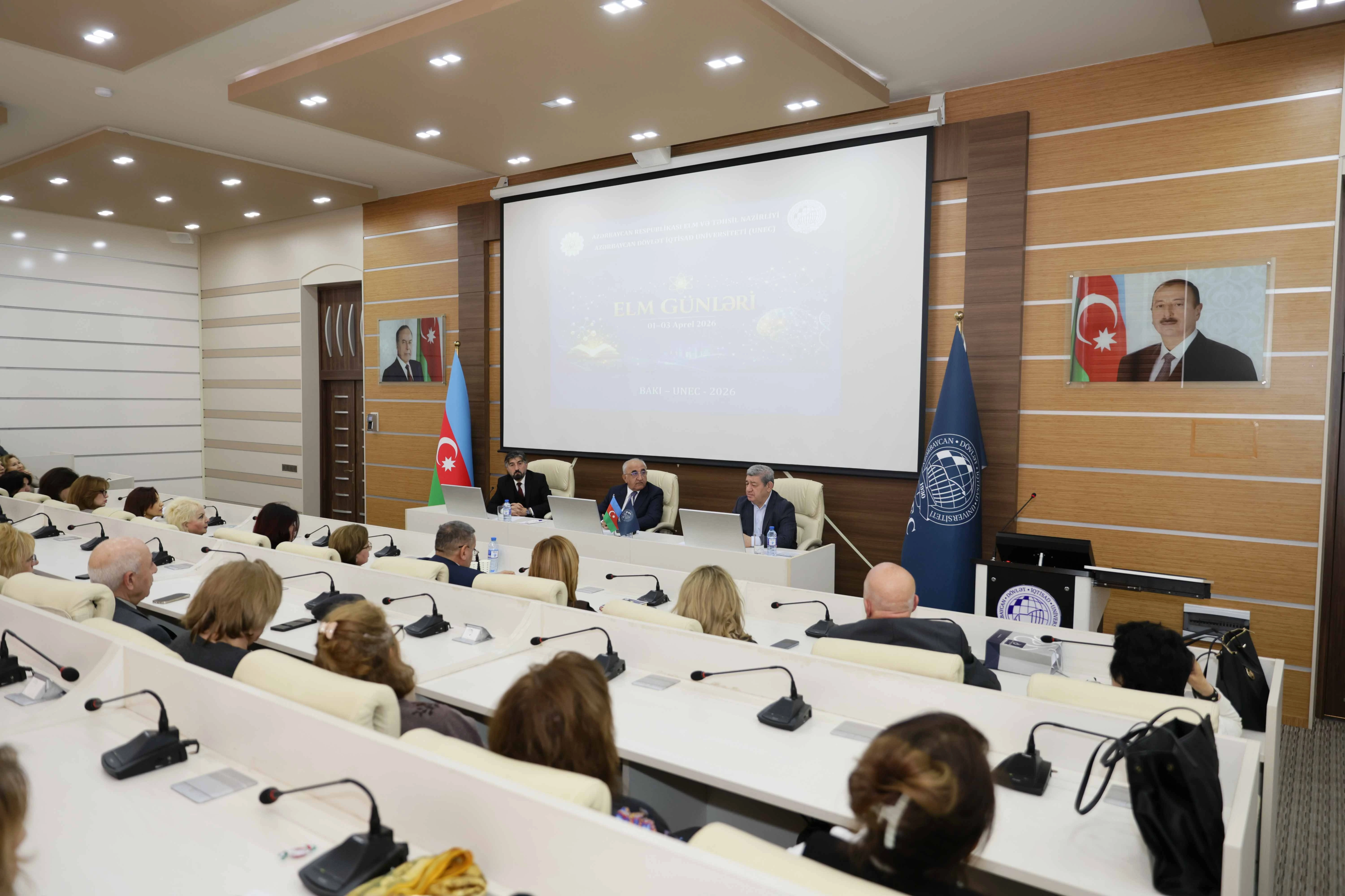 UNEC-də "Elm Günləri": Prezident İlham Əliyevin dil siyasəti milli kimliyimizin dayağıdır