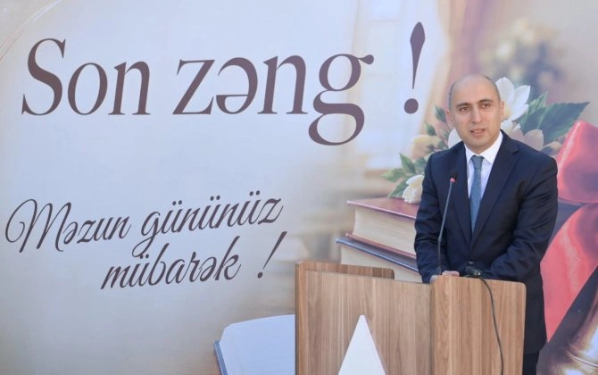 Elm və təhsil naziri “Son zəng” tədbirində iştirak etdi - FOTOLAR