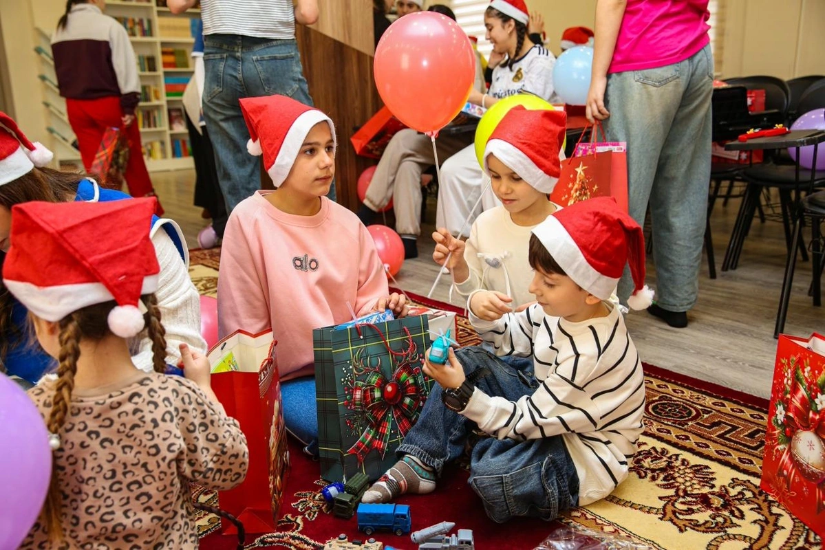 Leyla Əliyevanın təşəbbüsü ilə uşaq sığınacaqlarında Yeni il tədbiri keçirilib - FOTO