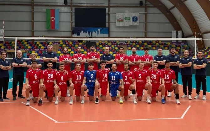 Azərbaycanın kişi voleybolçulardan ibarət millisi Avropa Liqasında ikinci görüşünü keçirəcək