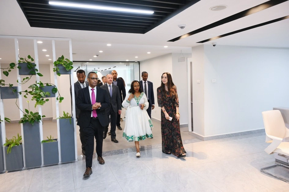 Leyla Əliyeva Efiopiyada “MESOB” dövlət xidməti mərkəzində olub - FOTO