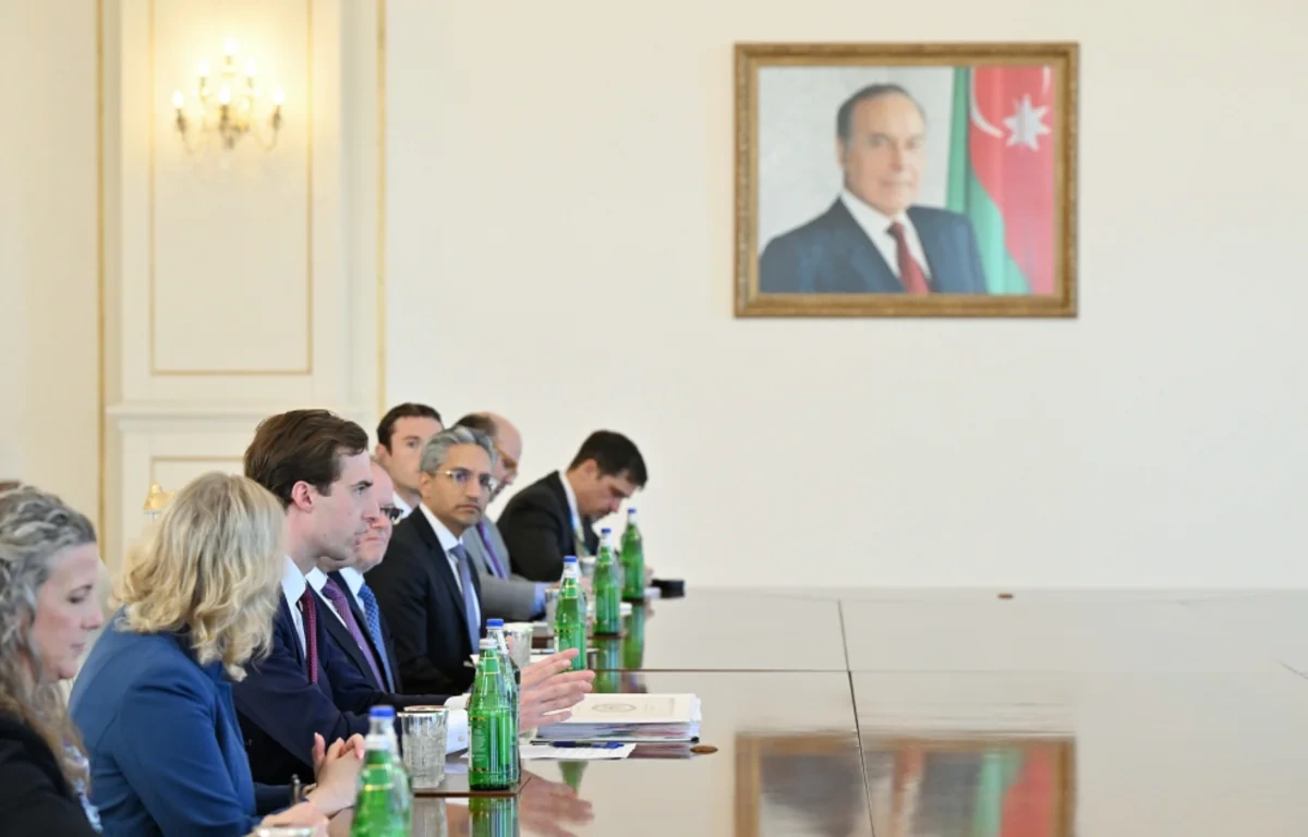 İlham Əliyev Kaleb Orrun başçılıq etdiyi nümayəndə heyətini qəbul etdi - FOTO