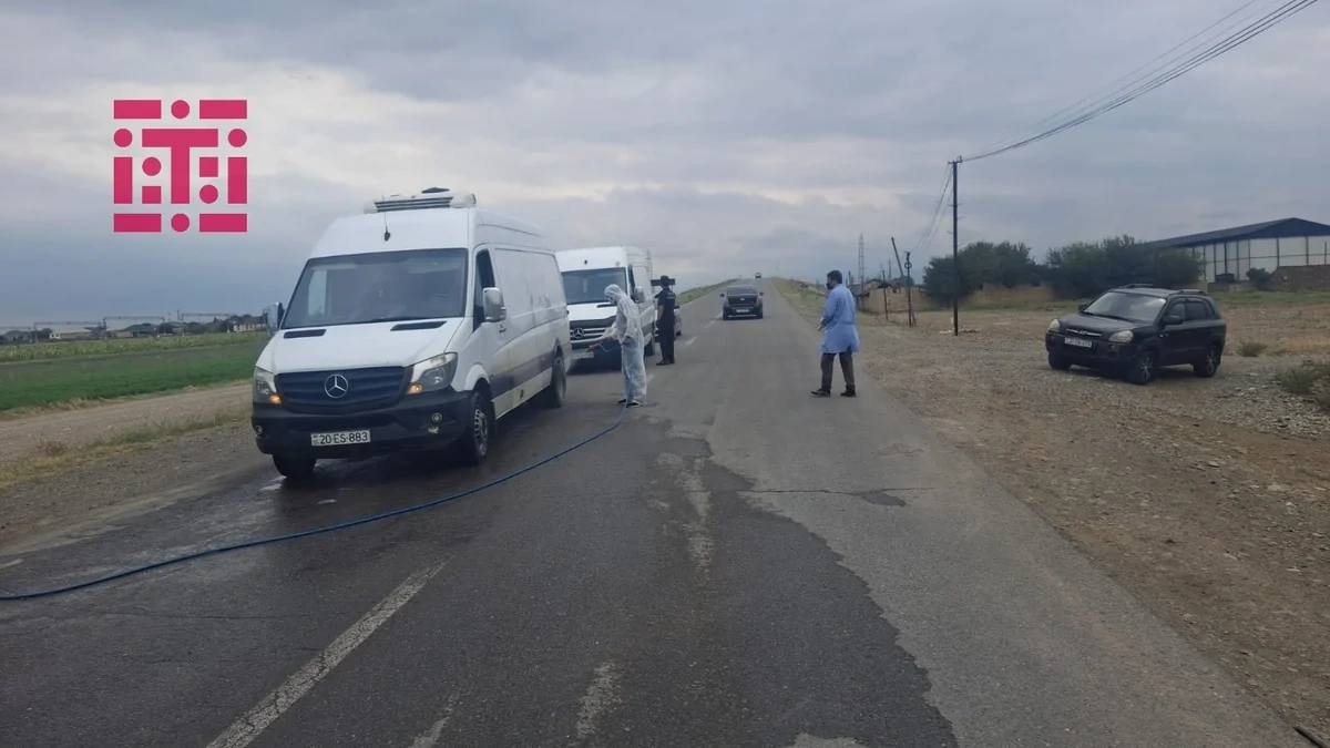 Samuxun qarayara aşkarlanan kəndində nəzarət postu quruldu - FOTO