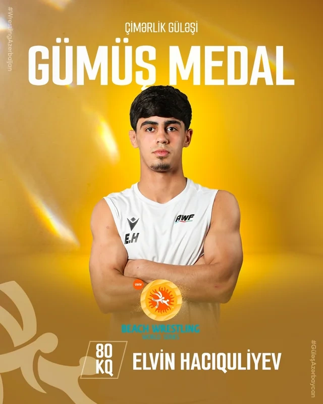 Azərbaycanın çimərlik güləşi üzrə millisi Avropa çempionu oldu - FOTO