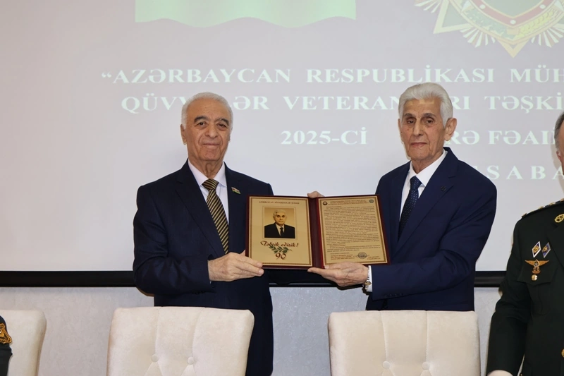 Müharibə, Əmək və Silahlı Qüvvələr Veteranları Təşkilatında hesabat yığıncağı keçirilib