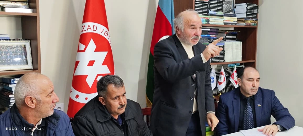 Azad Vətən Partiyası ilin yekun iclasını keçirdi - FOTOLAR