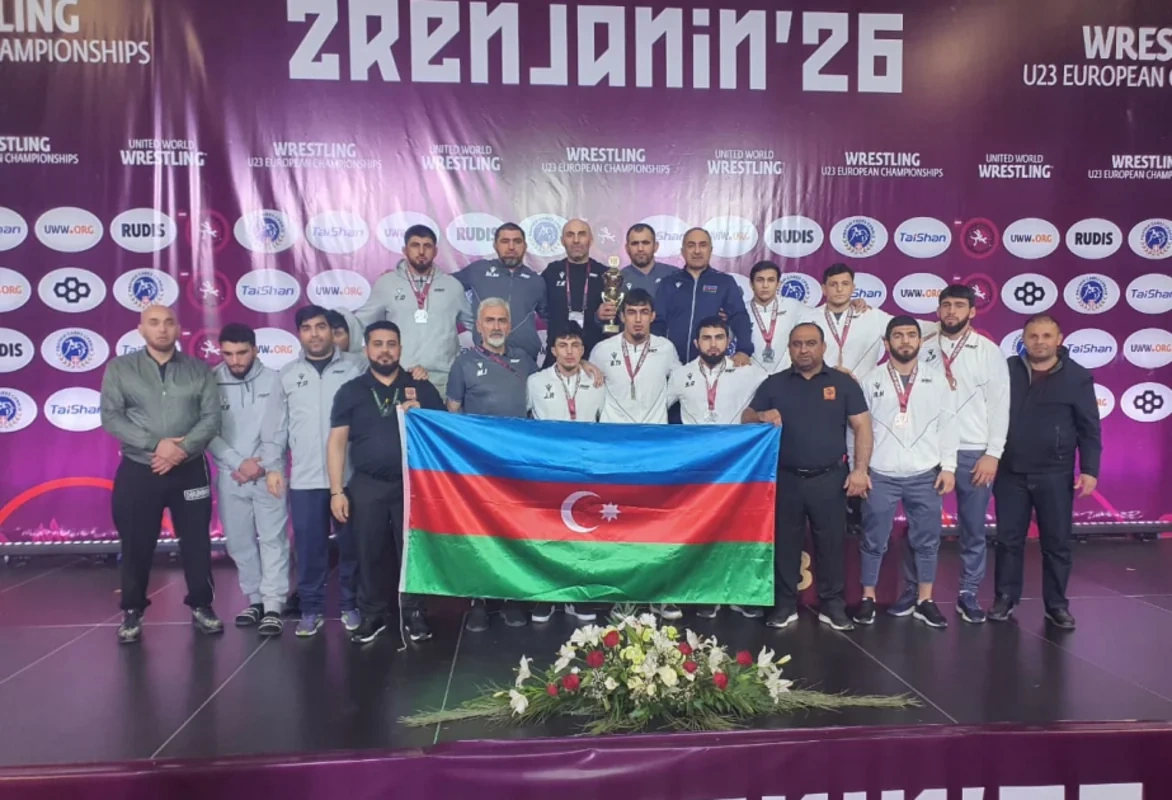Azərbaycanın sərbəst güləş komandası Avropa çempionatında ikinci oldu