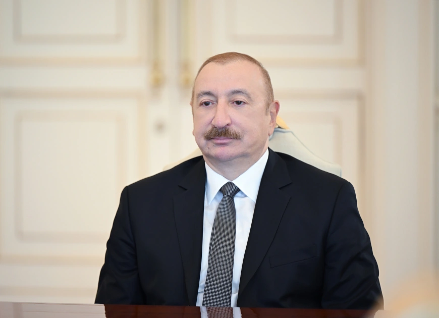 Prezident İlham Əliyev Qırğızıstan nümayəndə heyətini qəbul edib - FOTO