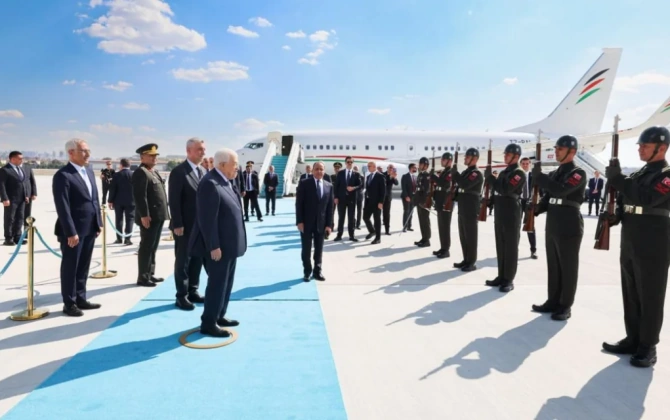 Fələstin Prezidenti Türkiyəyə səfərə gəlib
