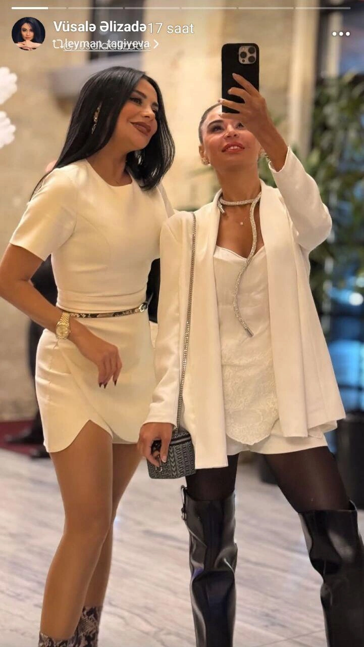 Vüsalə Əlizadə qısa geyimi ilə DİQQƏT ÇƏKDİ - FOTO