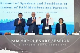Milli Məclisə Aralıq Dənizi Parlament Assambleyasında müşahidəçi statusu verilib - FOTO