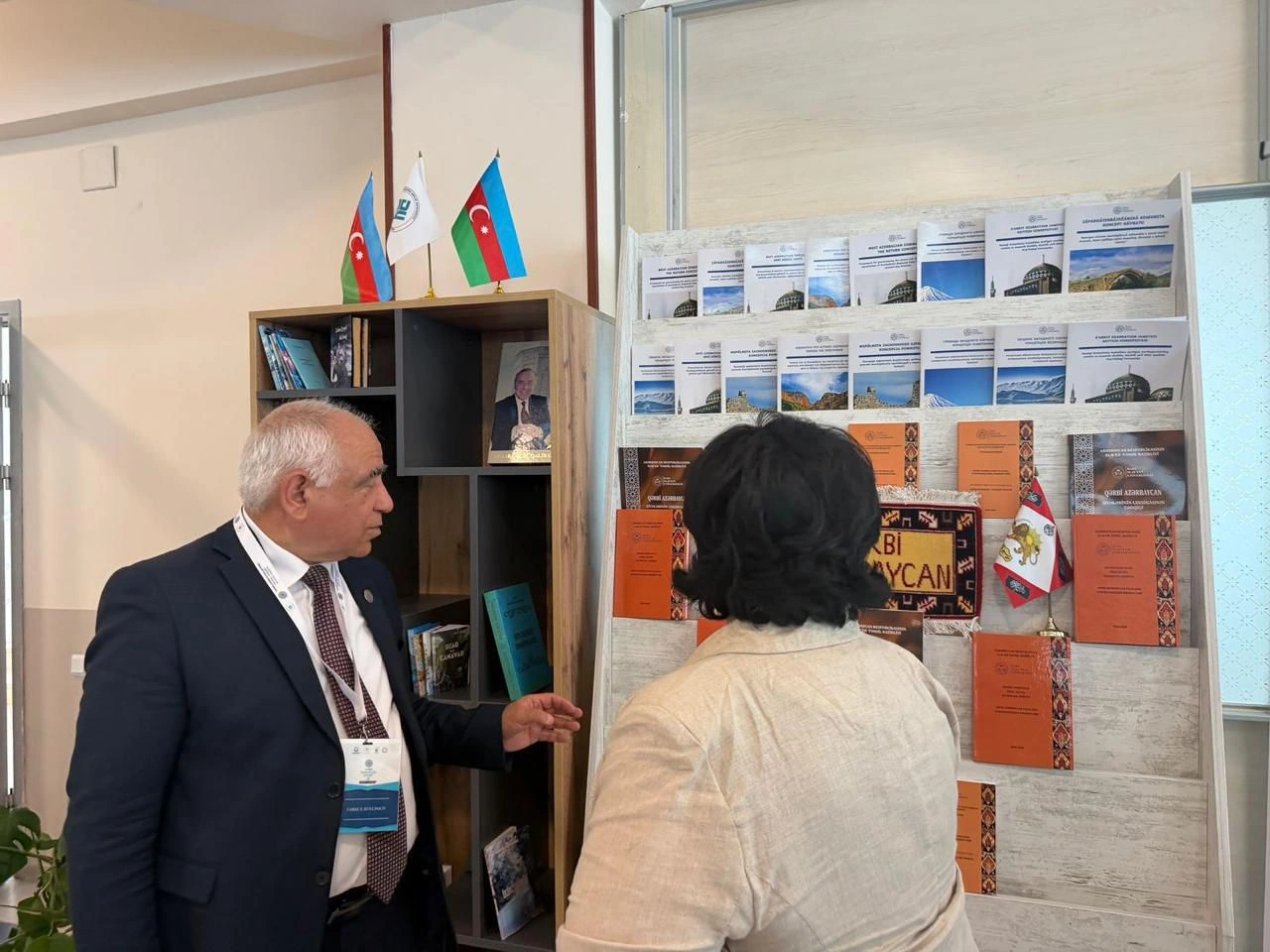 BSU-nun Qərbi Azərbaycanla bağlı nəşrlərinin NDU-da sərgisi keçirilib - FOTO