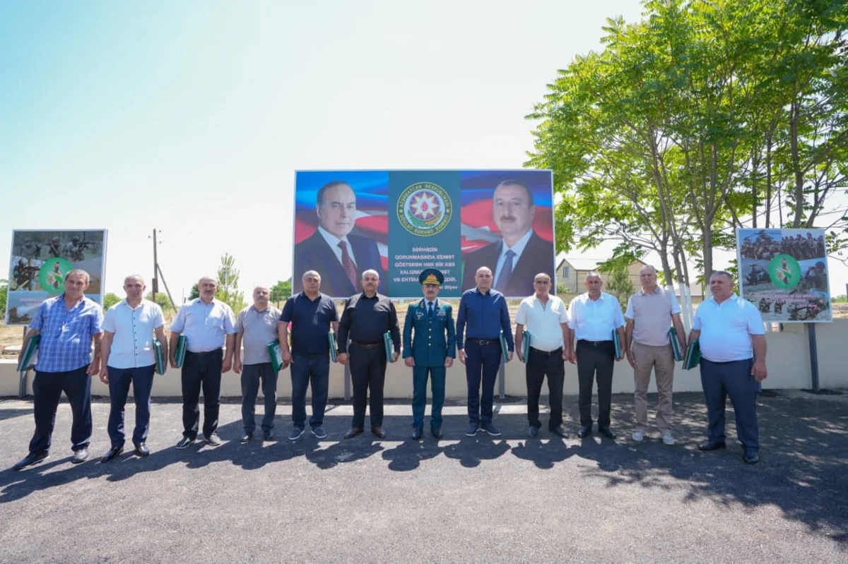"Samur" sərhəd komendantlığı xidməti istifadəyə verilib - FOTO
