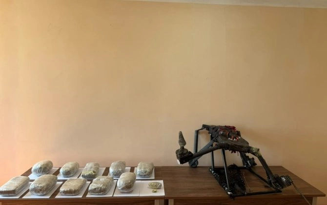İrandan Azərbaycana 41 kq narkotikin keçirilməsinin qarşısı alınıb - FOTO