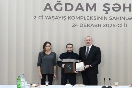 Prezident İlham Əliyev Ağdamda 2-ci yaşayış kompleksinin açılışında iştirak edib - YENİLƏNİB - FOTO