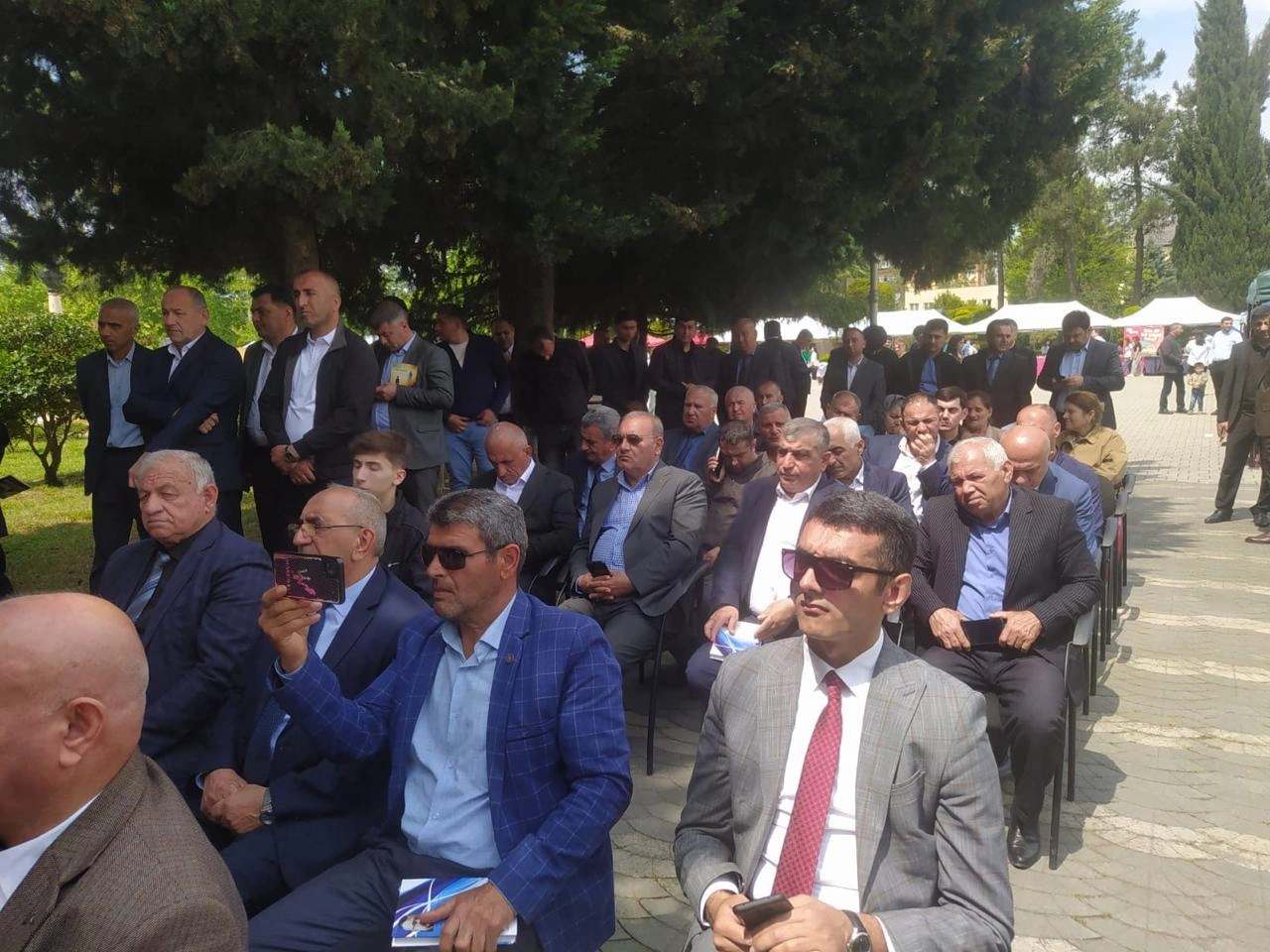 Masallı Kitab Festivalında Əkbər Qoşalının “Seçilmiş əsərləri”nin I cildinin imza mərasimi keçirilib - FOTO