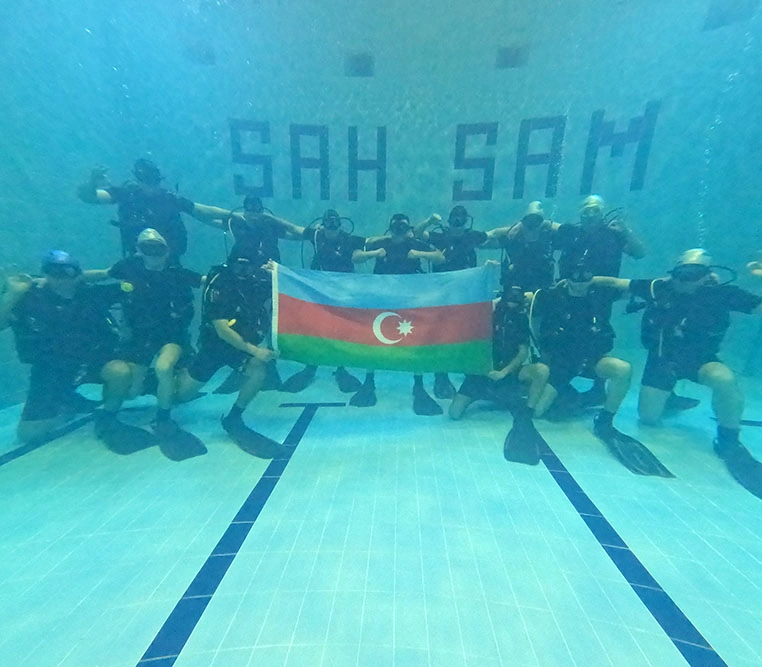 "Təməl dalğıc kursu"nun növbəti buraxılış mərasimi keçirildi - FOTO/VİDEO