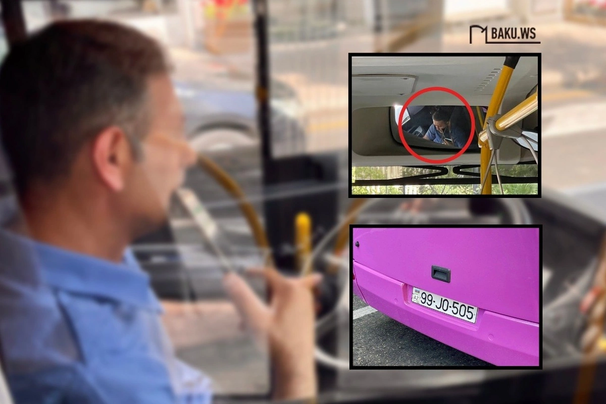 Telefonla danışaraq 18 saylı avtobusu idarə edən sürücü ilə bağlı TƏDBİR GÖRÜLDÜ