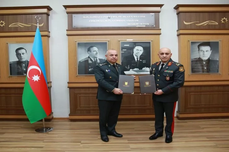 Hərbi Prokurorluq və Milli Müdafiə Universiteti memorandum imzaladı - FOTO