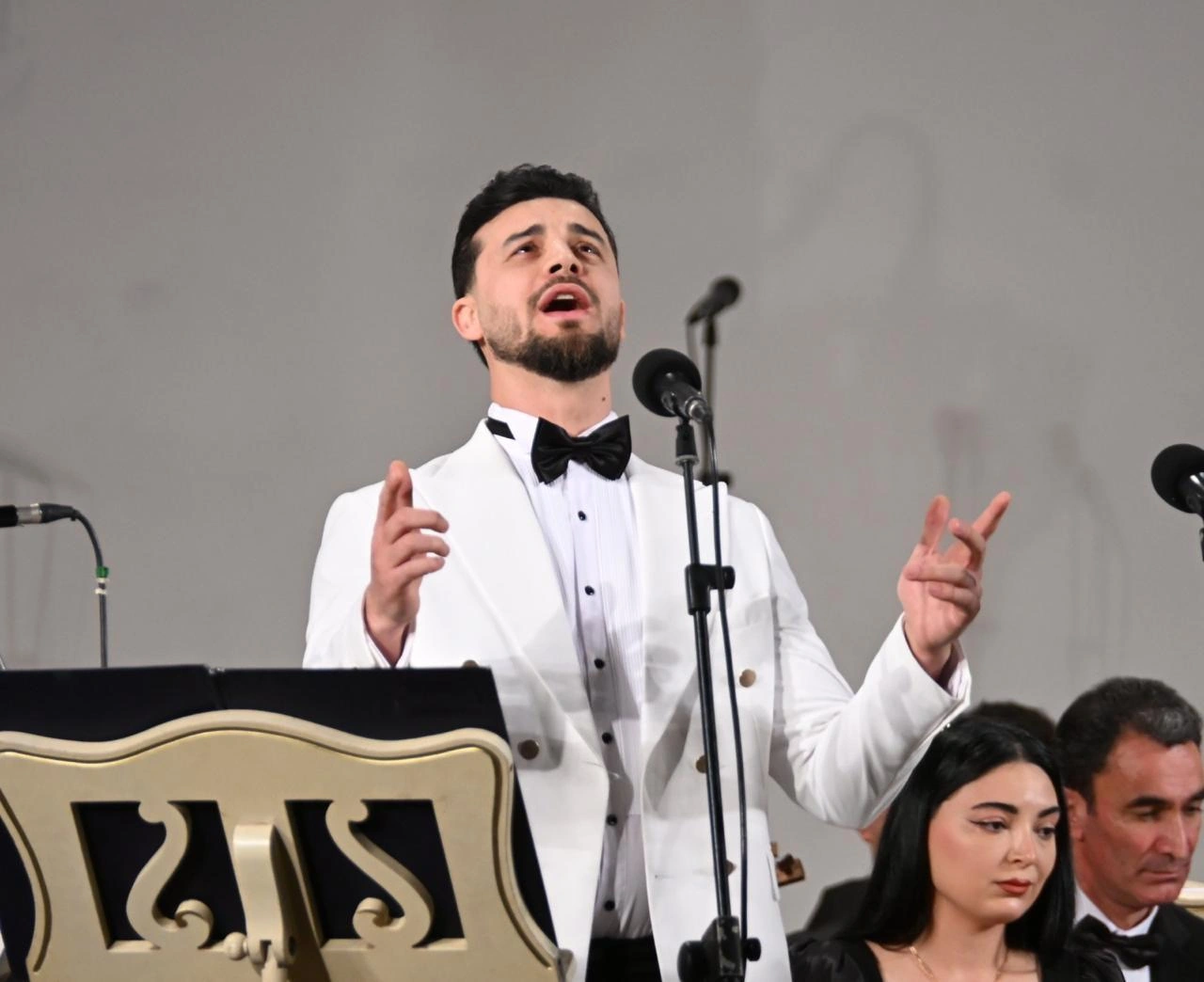 Xalq şairi Fikrət Qocanın 90 illiyinə həsr olunan konsert keçirildi - FOTOLAR