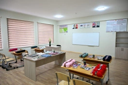 Ucarda Heydər Əliyev Fondunun təşəbbüsü ilə inşa olunan məktəb istifadəyə verilib - FOTO